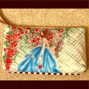 Izak-Henri Bendel Girl Canvas Clutch/Accessory Bag